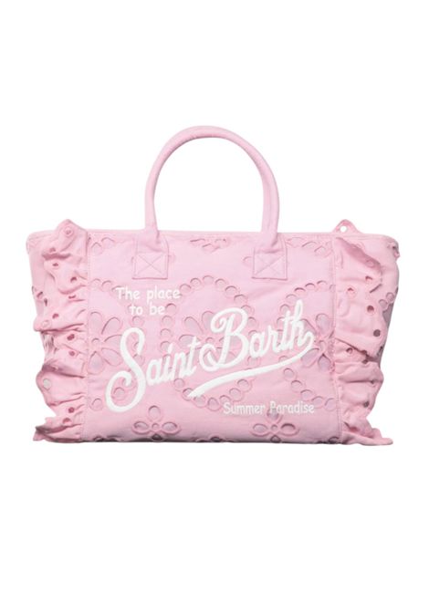 Borsa Mc2 Saint Barth Vanity Volant rosa pizzo sangallo floreale MC2 SAINT BARTH | Borse | VANITYVOLANTN03783H21